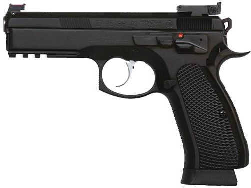 CZ 75 SP01 Shadow Custom Semi Automatic Pistol 9mm Luger Black, Three 18 Round Magazines 91760