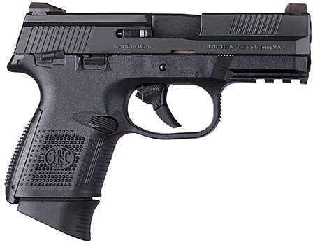 FNH USA FNH FNS 9 Compact Double Action Pistol 9mm Luger 3.6" Barrel 17+1 Rounds Polymer Grip Black 66772
