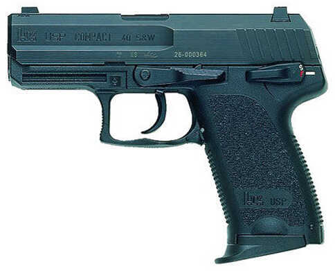 Heckler & Koch USP40 Compact 40 S&W 3.58" Barrel 2 10 Round Magazines Blued Semi Automatic Pistol 704031A5