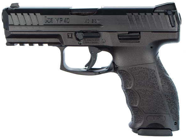 <span style="font-weight:bolder; ">Heckler</span> & Koch VP40 40 S&W 4.09" Barrel Length Black 3 Dot Sights 2 13 Rounds Semi Automatic Pistol M700040A5