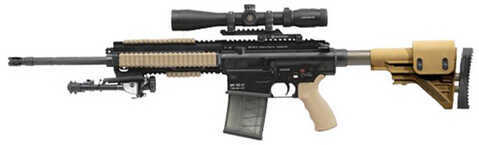 Heckler & Koch MR762 7.62mm NATO 16.5" Barrel 20 Round Tan Leupold 3-9x40mm VRX Patrol Riflescope Semi Automatic MR762LRPA1