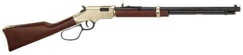 Henry Golden Boy Large Loop <span style="font-weight:bolder; ">Lever</span> <span style="font-weight:bolder; ">Action</span> Rifle 22 LR 20" Octagon Barrel American Walnut Stock Brass Receiver