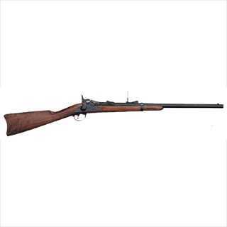 Italian Firearms Group Sporting Trapdoor Carbine Rifle 45-70 Government 22" Barrel Adjustable Sight Blued Finish Walnut Stock 600387