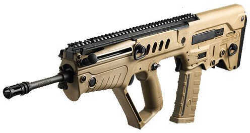 Israel Weapon Industries Tavor SAR 223 Remington /5.56 NATO 18" Barrel 30 Round Flat Dark Earth Semi Automatic Rifle TSFD18