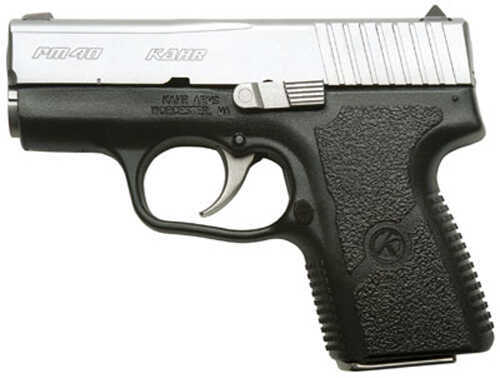Kahr PM40 40 S&W 3" Barrel 5+1 Rounds Double Action Stainless Steel Black Semi Automatic Pistol