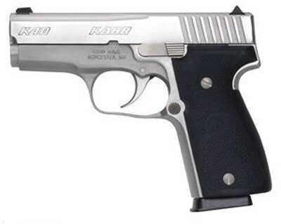 Kahr Arms K40 Elite 40 S&W 3.5" Barrel 6+1 Rounds All Stainless Steel Pistol with Tritium Night Sights CA Legal Semi Automatic K4048NA