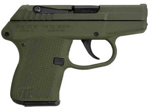 Kel-Tec P32 Micro Compact 32 ACP 2.68" Barrel 7 Round Double Action Only Polymer Green Fixed Sights Semi Automatic Pistol P32GRNTAN