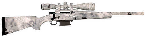 Howa 22-250 Remington 20" Barrel 5 Round Hogue Overmolded Stock Kryptek Raid Finish Nikko-Stirling Gameking Illuminated Mil-Dot 4-16x44mm Scope Bolt Action Rifle HKF91227KRF