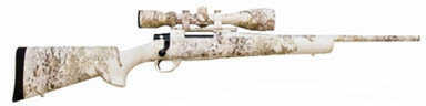 Howa Snowking Camo 223 Remington Nikko Stirling Gameking 4-16x44mm Scope with LRX Range-Finding Reticle 22" Barrel Bolt Action Rifle HGK60207SNW+