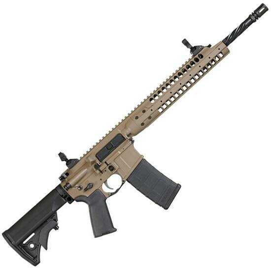 LWRC IC-A5 Semi-Automatic Rifle AR 5.56mm NATO 14.7" Flat Dark Earth Synthetic Stock 1:7 Twist 30 Round Mag ICA5R5CK14P