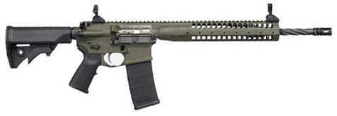 LWRC IC SPR 5.56mm/223 Remington NATO 16.1" Barrel 30 Round Mag OD Green Magpul MOE Gas Piston Semi Automatic Rifle ICR5ODG16SPR