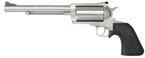Magnum Research Big Frame 454 Casull 7.5" Barrel 5 Round Black Hogue Rubber Grip Stainless Steel Revolver BFR454C7
