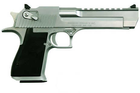 Magnum Research Desert Eagle 357 6" Barrel 9 Round Brushed Chrome Semi Automatic Pistol DE357BC