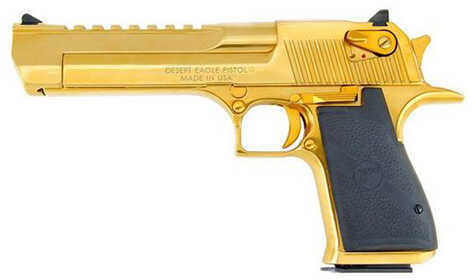 Magnum Research Desert Eagle Mark XIX 357 6" Barrel 9 Round Titanium Gold "Blemished" Semi Automatic Pistol ZDE357TG