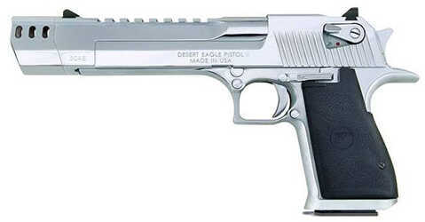 Magnum Research Desert Eagle 357 6" Barrel 7 Round Muzzle Brake Chrome "Blemished" Semi Automatic Pistol ZDE357GO