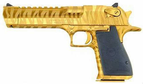 Magnum Research Desert Eagle 44 6" Barrel Titanium Gold Tiger Semi-Auto Pistol DE44TGTS
