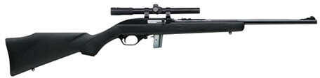 Marlin 795 22 Long Rifle 18" Barrel 10 Round Scope Package Nickel Black Synthetic Stock Semi Automatic 70681