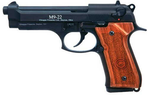 Chiappa M9-22 22 Long Rifle 10 Round Wood Grips Semi Automatic Pistol M922WD