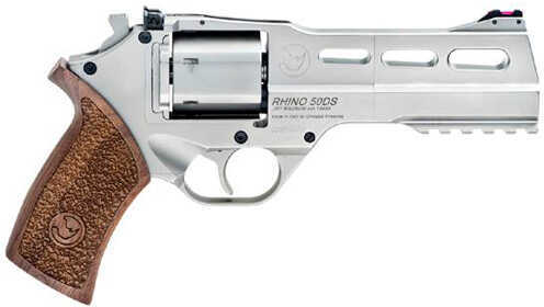 Chiappa White Rhino 40S&W 5" Barrel Brushed Nickel 6 Round Revovler WHRHINO4050DS