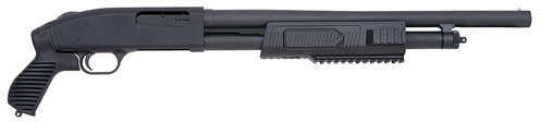 <span style="font-weight:bolder; ">Mossberg</span> JIC Flex <span style="font-weight:bolder; ">500</span> Pump 12 Gauge 18.5" Barrel 3" Chamber 6 Round Pistol Grip Synthetic Black Action Shotgun 57340