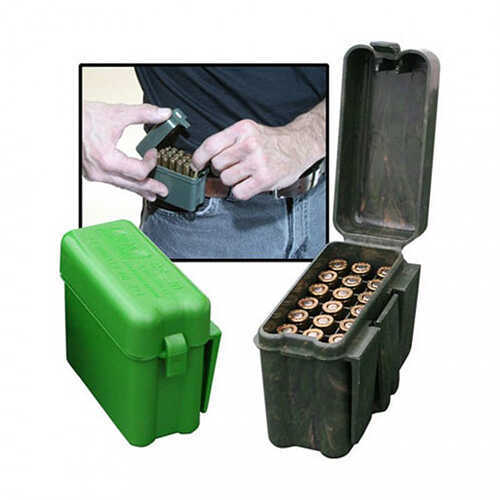 MTM Ammunition Box 20 Round Belt Style 30-30, 308, 22-250, 243 Win Forest Green RM-20-10