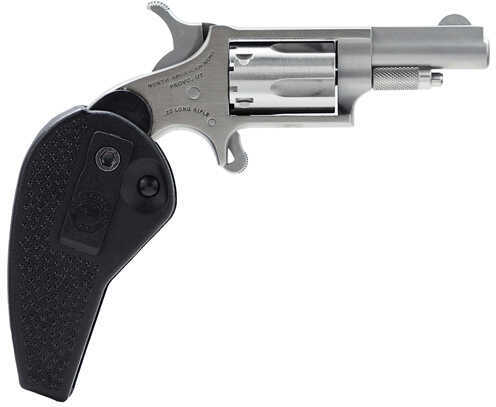 North American Arms Mini 22 Long Rifle 1.6" Barrel 5 Round Stainless Steel Holster Grip Revolver NAA-22LLR-HG