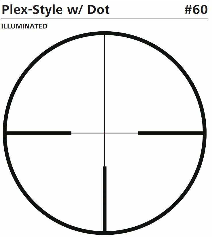 Zeiss Conquest V4 3-12×56 Rifle Scope Plex-Style w/ Dot #60 Reticle Illuminated