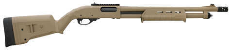 Remington 870 Express Tactical Magpul 12 Gauge Shotgun 18.5" Barrel 3" Chamber 6 Round Flat Dark Earth Cerakote Pump Action 81226