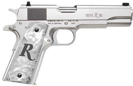 Remington 1911 R1 45 ACP 5" Barrel 8 Round Steel Polished Chrome Semi Automatic Pistol 96304