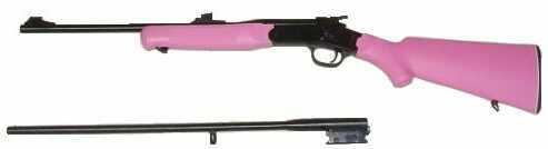 Rossi Rifle Matched Pair Youth Rifle/Shotgun Break Open 22 Long Rifle/410 Gauge Blued Pink S411220PK