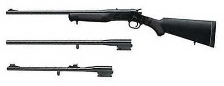Rossi Matched Pair 22 Long Rifle /44 Magnum/20 Gauge 18.5"/22"/22" Single Shot Synthetic Break Open BLEMISHED ZSCJ4510SS