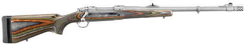 <span style="font-weight:bolder; ">Ruger</span> M 77 Guide Gun<span style="font-weight:bolder; "> 375</span> 20" Barrel With Muzzle Brake Round Laminated Green Mountain Camo Stock Bolt Action Rifle 47125