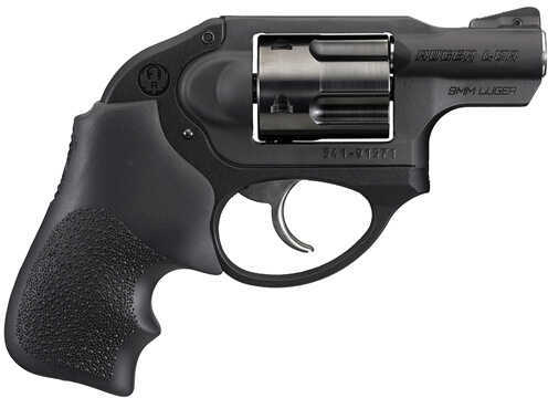 Ruger LCR Standard 9mm Luger 1.875" Barrel 5 Round Hogue Tamer Grip Black Revolver 5456