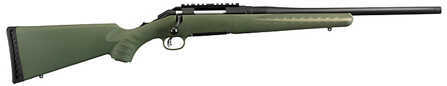 Ruger American Predator 308 Winchester 18" Barrel 4 Round Scope Rail Installed Green Stock Bolt Action Rifle 6974