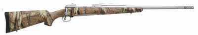 Savage Arms 16 Bear Hunter 300 Winchester Short Magnum 23" Medium-Contour Fluted Stainless Steel Barrel Hinged Floor Plate Mossy Oak Break Up Infinity/Accu-Stock Bolt Action Rifle 19149