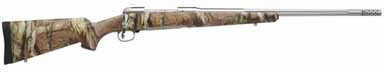 Savage Arms 116 Bear Hunter 300 Winchester Magnum 23" Matte Stainless Steel Barrel Synthetic Camo Stock Hinged Floor Plate With Muzzle Brake Bolt Action Rifle 19151