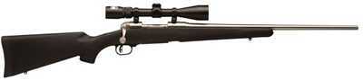 Savage Arms 16THUNTERXP 300 Winchester Short Magnum 24" Stainless Steel Action DB Nikon Scope Package Bolt Rifle 19729