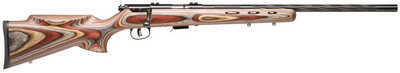 Savage Arms 93BRJ 22 Magnum 21" Spiral Fluted Blued Barrel Laminated Coyote Vented Wood Stock Bolt Action Rifle 92745