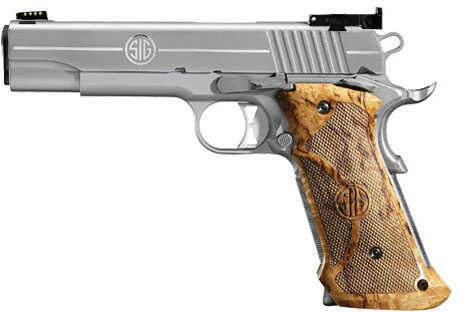 Sig Sauer 1911 Super Target 45 ACP 5" Barrel 8 Round Stainless Steel Semi Automatic Pistol 191145SSTGT