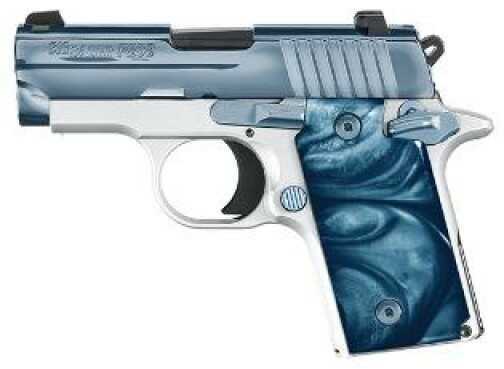 Sig Sauer P238 Pistol 380 ACP Blue Ice High Polish Stainless Steel Slide 6 Round Semi-Auto 238380BICE