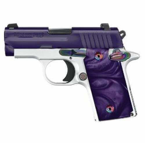 Sig Sauer P238 Purple Chrome Ice Pistol 380 ACP 2.72" Barrel 6 Round White/ Semi-Auto 238380PCR