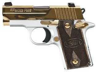 Sig Sauer P238 Pistol 380 ACP 2.72" Barrel 6 Round White Gold Slide Semi-Auto 238380WAU