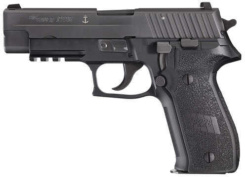 Sig Sauer P226 9mm Luger 4.4" Barrel 10 Round Anchor Engraving CA Legal Black Semi Automatic Pistol MK25CA