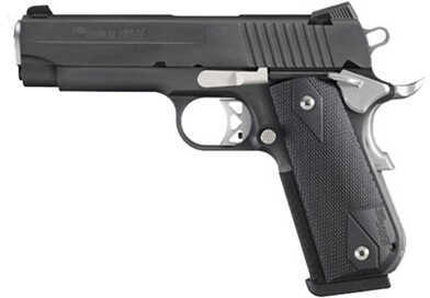 Sig Sauer 1911 45 ACP Nightmare 4.2" Barrel 8 Round Black Nitron Fastback Stainless Steel Frame Semi Automatic Pistol 1911FCA45NMR