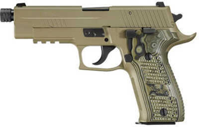 Sig Sauer P226 9mm Luger Scorpion DRK Earth Thrd Barrel Hogue Pistol E26R9SCPNTB