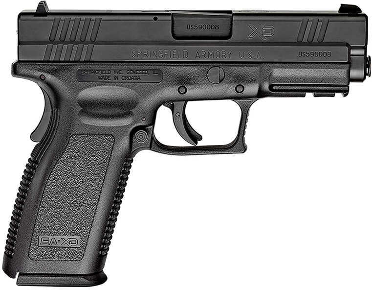 Springfield Armory XD Essential 4" Full Size 357 Sig Sauer Double Action Only 4" Barrel 10+1 Rounds Black Semi Automatic PistolXD9103