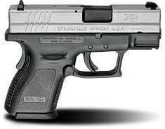 Pistol Springfield Armory XD9 Essentials DAO Sub Compact 9mm Luger 3" Barrel Polymer Bi-Tone 10 Rounds XD9821