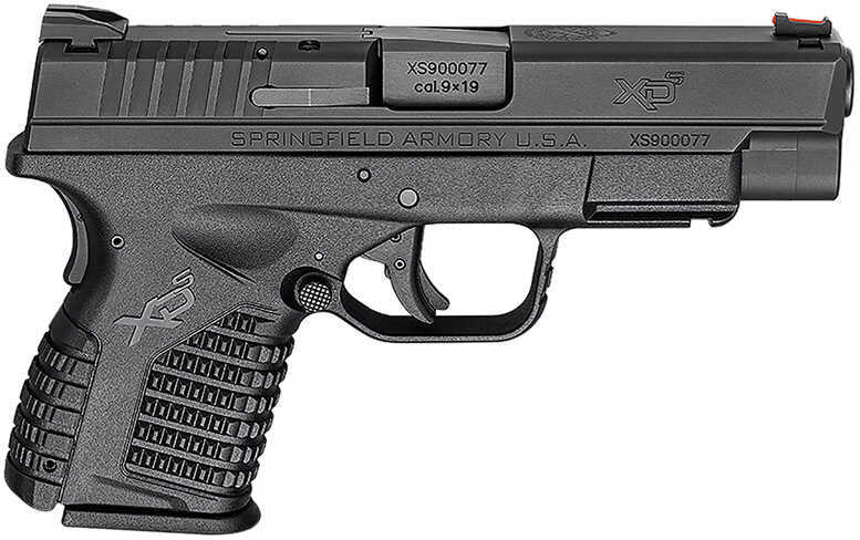 Click to see larger image. Pistol Springfield Armory XD-S Essential 9mm Luger DAO 4" 7+1 Black Polymer Grip XDS9409BE