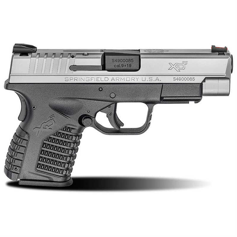 Springfield Armory XD-S Single Stack Semi-Auto Pistol 9mm Luger 4" Barrel Bi Tone withEssentials Package 7/8 Rounds XDS9409SE
