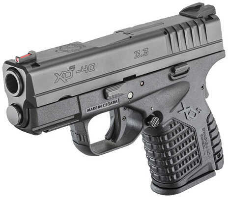 Springfield Armory Pistol Springfied XDS 40 S&W 3.3" Barrel Black Essentials Package 2 Mags Semi-Automatic
